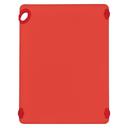 Winco Statik Board Red Cutting Board with Hook, 18 x 24 x 1/2 inch -- 6 per case