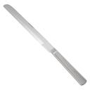 Winco Deluxe Stainless Steel Wave Edge Blade Slicer/Wedding Cake Knife, 9 inch.