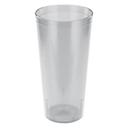 Clear Winco Plastic Pebbled Tumbler, 20 Ounce -- 12 per case.
