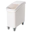 Winco Ingredient Bin with Brake Casters and Scoop, 21 Gallon.