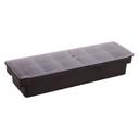 Winco Black Plastic Base 6 Compartment Condiment Holder -- 6 per case.