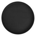 Winco Black Non Slip Round Premium Fiberglass Tray, 16 inch -- 6 per case.