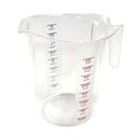 Winco Color Graduations Polycarbonate Measuring Cup, 4 Quart -- 6 per case.