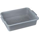Winco Polypropylene Gray Perforated Bus Box, 21 1/4″ x 15 3/8″ x 4 7/8 inch -- 6 per case.