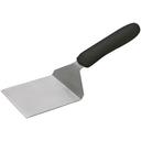 Winco Black Polypropylene Handle Steak/Burger Turner with Offset, 4 1/8 x 3 3/4 inch Blade -- 12 per case.