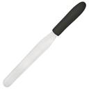 Winco Black Polypropylene Handle Bakery Spatula, 7 15/16 x 1 1/4 inch Blade -- 12 per case.