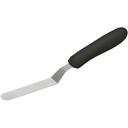 Winco Offset Spatula with Black Polypropylene Handle, 3 1/2 x 3/4 inch Blade -- 12 per case.