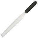 Winco Black Polypropylene Handle Bakery Spatula, 10 x 1 3/8 inch Blade -- 12 per case.