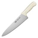 Winco Stal Chefs Knife with White Polypropylene Handle, 10 inch -- 6 per case.