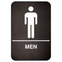 Winco Braille Men Information Sign, 6 x 9 inch -- 12 per case.