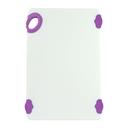Winco StatikBoard Purple Cutting Board with Hook, 12 x 18 x 1/2 inch -- 6 per case.