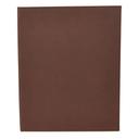Winco Brown Four Views Booklet Menu Cover fits 8 1/2 x 11 inch Letter Size Paper Inserts -- 10 per case.