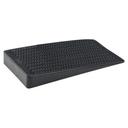 Winco Vinyl Black Soft Table Wedge -- 900 per case.