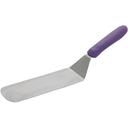 Winco Purple Polypropylene Handle Flexible Turner with Offset, 8 1/4 x 2 7/8 inch Blade -- 12 per case.