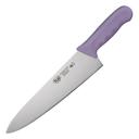 Winco Stal Chefs Knife with Purple Polypropylene Handle, 10 inch Length Blade -- 6 per case.
