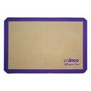 Winco Half Size Purple Silicone Baking Mat, 11 5/8 x 16 1/2 inch -- 10 per case.
