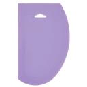 Winco Plastic Purple Dough Scraper, 7 1/2 x 4 3/4 inch -- 12 per case.