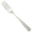 Winco Dominion 18/0 Stainless Steel Medium Weight Dinner Fork, 6.8 x 0.91 inch -- 12 per case.