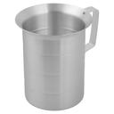 Winco Aluminum Graduated Measurer, 4 Quart.