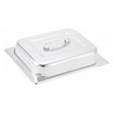 Winco Stainless Steel Dome Cover Only - for Half Size Chafer.