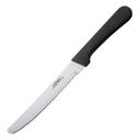 Winco Round Tip Steak Knife with Plastic Handle, 5 inch Blade -- 12 per case.