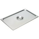 Winco 18/8 Stainless Steel Solid Cover Only - for Full-Size Steam Table Pan.