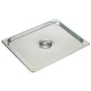 Winco 18/8 Stainless Steel Solid Cover Only - for Half-Size Steam Table Pan.