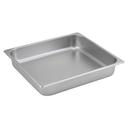 Winco 18/8 Stainless Steel Standard Weight Regular 2/3 Size Steam Table Pan, 2 1/2 inch.