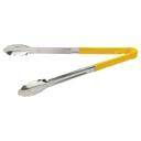 Winco Stainless Steel Heavy Duty Utility Tong with Yellow Plastic Handle, 16 inch -- 12 per case.