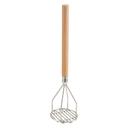 Winco Round Potato Masher, 4 x 18 inch.