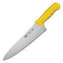 Winco Stal Chefs Knife with Yellow Polypropylene Handle, 10 inch -- 6 per case.