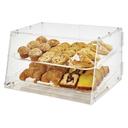 Winco Acrylic 2 Tray Display Case, 21 x 18 x 12 inch -- 1 set.