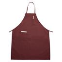 Winco Cotton/Poly Blend Bib Apron with Pocket, 31 x 26 inch.