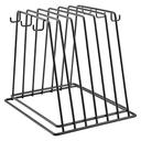 Winco Vinyl Coated 6 Slots Cutting Board Rack, 12 x 9 x 10.25 inch.