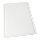 Winco White Grooved Cutting Board, 15 x 20 x 1/2 inch -- 6 per case.