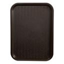 Winco Plastic Brown Fast Food Tray, 14 x 18 inch -- 12 per case.