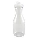 Winco Polycarbonate Decanter with Lid, 1.5 Liter.