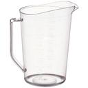 Winco Polycarbonate Measuring Cup, 4 Quart.