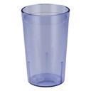 Winco Blue Pebbled Tumbler, 16 Ounce -- 6 per case.