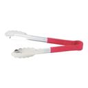 Winco Stainless Steel Heat Resistant Utility Tong with Red Polypropylene Handle, 9 inch -- 6 per case.