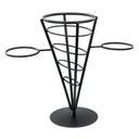 Winco Wire French Fries Holder - 1 Cone, 4 5/8 x 9 3/8 inch.
