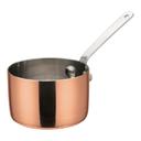 Winco Copper Plated Mini Sauce Pan, 2 3/4 inch Dia x 1 3/4 inch Height -- 12 per case.