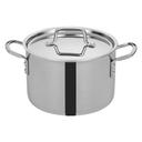 Winco Tri Gen Triply Stainless Steel Stock Pot with Cover, 6 Quart -- 6 per case.