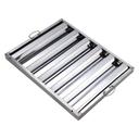 Winco Stainless Steel Horizontal Hood Filter, 20 x 25 x 1 1/2 inch -- 6 per case.