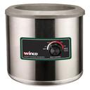 Winco 120 Volt Electric Round Food Warmer/Cooker, 7 Quart -- 1 set