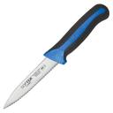 Winco SofTek Serrated Paring Knife with Soft Grip Handle, 3 1/2 inch Length - 2 pieces per pack -- 36 packs per case