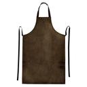Winco Vinyl Brown Heavyweight Dishwashing Apron, 27.5 x 40 inch -- 60 per case