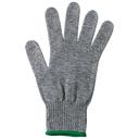 Winco Gray Medium Antimicrobial Cut Resistant Gloves with Green Wristband -- 120 per case