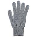 Winco Gray Large Antimicrobial Cut Resistant Gloves with Gray Wristband -- 120 per case