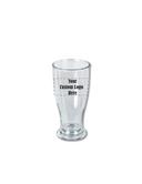 Clear Crystal Styrene Taster with 1 COLOR Custom Logo